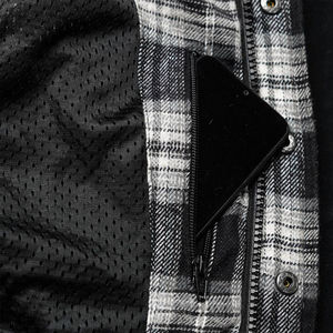 Camisa lisa de franela para moto personalizada de alta calidad, Camisa ajustada de manga larga para hombre, usada en verano, fabricada por Francia - Product Image 5