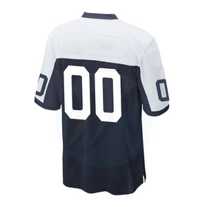 เสื้อฟุตบอลอเมริกันไซส์ใหญ่พิเศษออกแบบโลโก้ได้ตามต้องการระบายอากาศ - Product Image 2