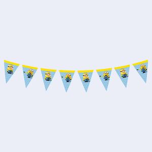 Guirlande de bannière Minions 2,3 m, décorations suspendues en plastique, fournitures de fête, sac de 2 pièces - Product Image 1