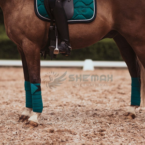 Envolturas de pierna de caballo de Polo de alto rendimiento Vendaje protector suave para entrenamiento y soporte Envolturas de pierna de caballo de Polo personalizadas - Product Image 3