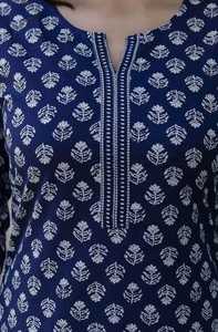 Premium Pure Rayon Fabric Kurti Stylish Printed Ethnic Wear for <b>Women</b> Party Wear Collection Factory Supplier - Product Image 2