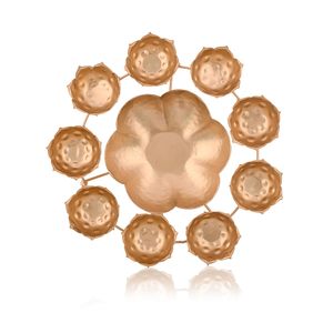 Affordable Luxury Modern <b>Home</b> and Festive Decoration Metal Craft Lotus Theme Diya Urli for Sale in Bulk - Product Image 4