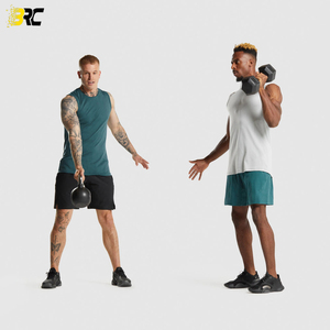 Camiseta sin mangas personalizada para hombre, servicio ODM de alto impacto, última moda - Product Image 3