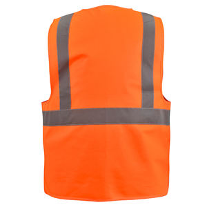 Gilet de sécurité haute visibilité TACHTICAL STANDARD en polyester, bandes réfléchissantes, imperméable, LED clignotante, classe 2, personnalisable - Product Image 2