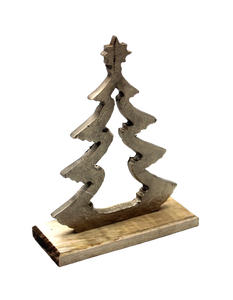 อลูมิเนียม/ไม้ X ต้นไม้ Mas พร้อมฐาน F354 EPL ทองเหลืองสำหรับตกแต่งคริสต์มาสดีไซน์ทันสมัยทำด้วยมือ - Product Image 6