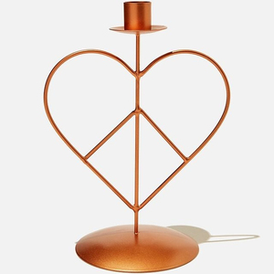 Bougie décorative et support de bougie en métal de haute qualité pour la maison de Noël et la maison bâton fini doré - Product Image 1