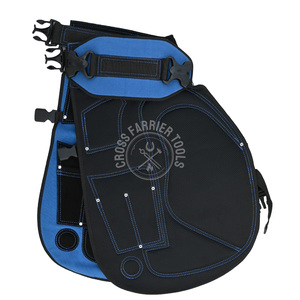 Farrier Apron Chaps Safety farrier chaps with Leg Straps & Knife Slots Non-Slip Protection Trimming Wide Adjustable Saddle Belt - Product Image 4