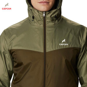 <b>Lightweight</b> Hooded Canvas Windbreaker <b>Jacket</b> High Quality Eco-Friendly Nylon/Polyester Winter <b>Jacket</b> <b>for</b> <b>Men</b> - Product Image 5