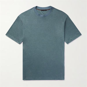 Camiseta de hombre superventas 100% algodón ligero cuello redondo antiarrugas y transpirable OEM - Product Image 1