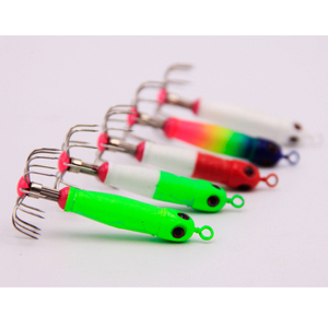 Bocean AMC 3D Luminous Fishing Lure Eye Squid Jig avec Squid Hook - Product Image 4