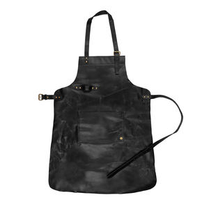 Genuine <b>Leather</b> Quick Dry <b>Apron</b>/Custom Logo Wholesale Cheap Prices Adjustable 100% <b>Leather</b> Manufacture <b>Apron</b> - Product Image 5