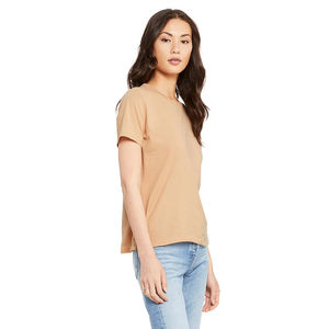 Camisetas de manga corta informales para mujer, camisetas ajustadas sólidas de alta calidad para mujer, camisetas personalizadas de Material de alta calidad para mujer - Product Image 3