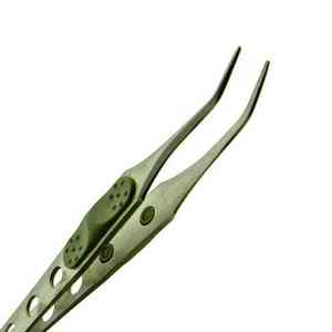 Pince à cils populaire Autres outils de maquillage Pince à épiler Extension de cils Pince à épiler personnalisée 45 degrés Dot Grip Logo personnalisé Accepter - Product Image 4