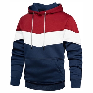 Sudadera con capucha gris canela y negra para hombre, estilo urbano, diseño personalizado. - Product Image 4
