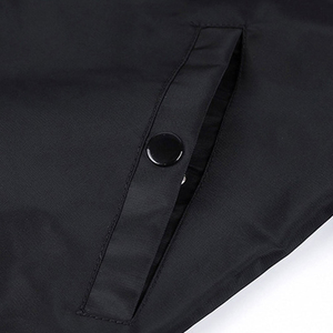 แจ็คเก็ตบอมเบอร์ผู้ชายคุณภาพสูงรุ่นใหม่ล่าสุด ผลิตตามสั่งด้วยผ้าขนสัตว์ คอตั้ง พร้อมโลโก้ด้านหน้า - Product Image 4