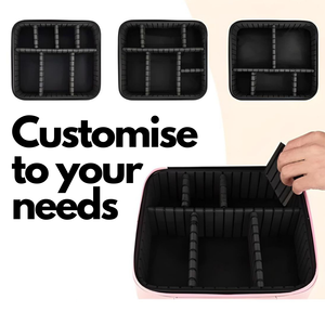 Organizador de Maquillaje de Viaje 3 en 1 Grace para Almacenamiento y Aplicación de Cosméticos en Movimiento - Product Image 5