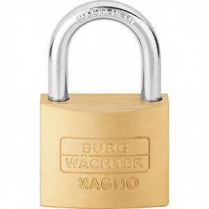 Cylinder <b>Padlock</b> 400 E Magno/50 GL 50 mm Brass Lock Body Keyed Alike BURG-WCHTER - Product Image 3