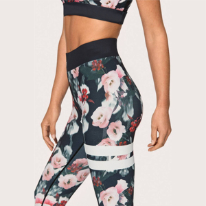 Collants de Sublimation sans couture, pantalon de Yoga personnalisé, legging imprimé numérique pour femmes - Product Image 4