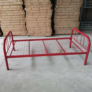 Bett rahmen Günstige Eisen arbeiter Schlafsaal Gebraucht Einzel metall bett Stahl Moderner Bett rahmen