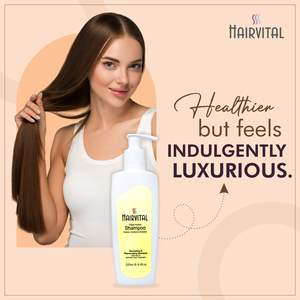 Champú Hairvital, el Mejor Champú (200ml), Hidratante, Suavizante y Nutritivo para Cuero Cabelludo Graso y Rizado, Acabado Voluminoso, Control de Grasa - Product Image 5