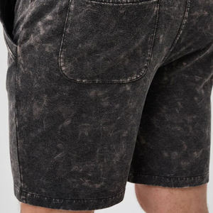 Pantalones cortos de sudor de verano lavados con ácido para hombre de calidad superior 100% algodón Terry estilo casual jersey liso con característica antiarrugas - Product Image 4