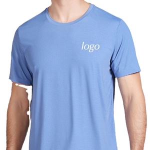 Offre Spéciale hommes vêtements de sport séchage rapide coton Spandex T-Shirt Logo personnalisé col rond manches courtes 180 grammes poids entraînement essentiels - Product Image 1