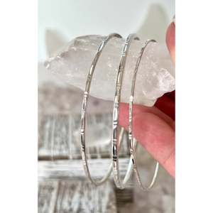 Sparkling Faceted <b>Bangle</b> <b>Bracelet</b> - Product Image 3