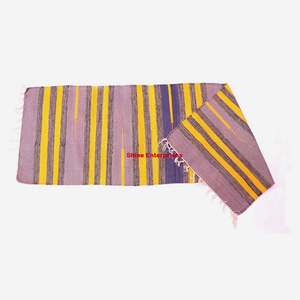 Novedad, alfombras de trapo personalizadas de algodón Reversible estampadas, alfombras de baño Chindi tejidas a mano indias para uso en interiores, nuevo diseño - Product Image 1