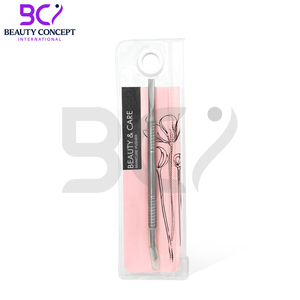 Poussoir Rectangulaire Et Lame Double Extrémité Manucure Pédicure En Acier Logo Personnalisé Poussoirs À Cuticules Saloon Utilisation Pour Les Soins De Beauté - Product Image 2