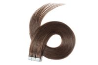 Extensiones de Cabello Humano Virgen Remy Vietnamita Caha, de Alta Calidad, Doble Trama, con Cinta Adhesiva, 100g, Todos los Colores, Gran Venta