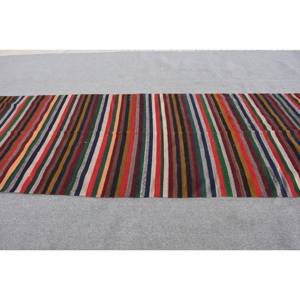 พรมขนสัตว์สีเบจแบบดั้งเดิม4.8 x 13.1ft ทำด้วยมือตุรกีพรมยางรองหลังสำหรับห้องนั่งเล่นห้องนอนห้องโถง-เย็บปะติดปะต่อกัน - Product Image 3