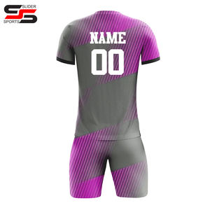 Kits de vêtements de football en gros d'usine 2025 maillot de football de club de haute qualité numéro personnalisé nom et logo uniformes de football - Product Image 2
