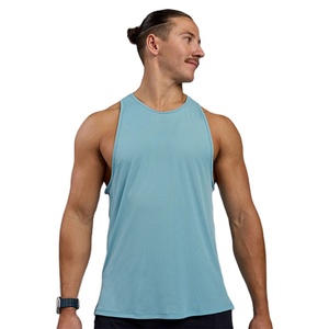 <b>Singlet</b> Cut Out Vest Custom Loose Fit High Quality Fitness Streetwear Gym <b>Running</b> Sports Trendy Plain Logo Athletic Tank Top - Product Image 4