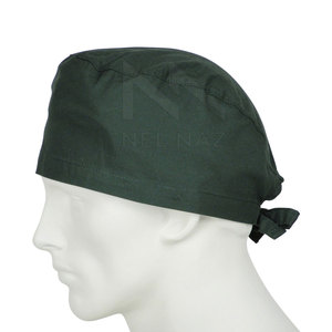 Gorro médico profesional Unisex Hospital Doctor algodón incorporado banda para el sudor uniformes de Hospital quirúrgico sombrero - Product Image 5