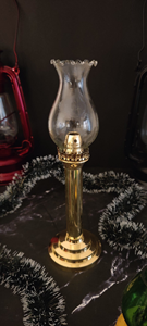 Lanterne de bougeoir en laiton festif beau bougeoir de Noël pour la décoration de table et de cheminée de saison de vacances - Product Image 5