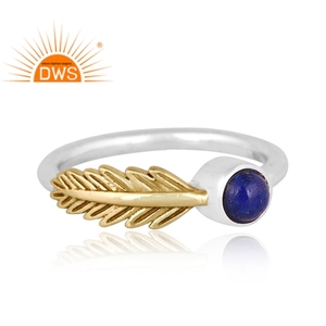 Anillo apilable de piedras preciosas de lapislázuli Natural de plata de ley fina superventas, joyería personalizada para mujer, regalo para ella - Product Image 3