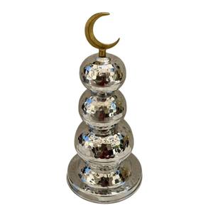 Ramadan Décoration Or Martelé Métal Croissant De Lune Ornement De Table Ensemble Moderne Islamique Décor À La Maison Pour La Célébration De L'Aïd Mubarak - Product Image 6