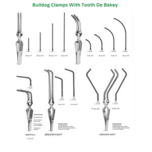 Pinza de Bulldog Hospitime DeBakey con mango de anillo, cardiotorácica Manual fórceps de cirugía vascular, instrumento de Clip quirúrgico - Product Image 3