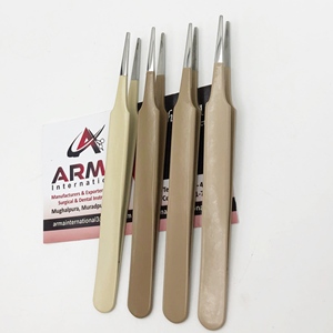 Pinzas Profesionales para Pestañas, Punta Recta y Gruesa, Fáciles de Usar para Separar Pestañas, Pinzas de Acero Inoxidable - Product Image 3