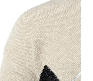 เสื้อกันหนาวสำหรับผู้ชายผ้าฝ้ายย้อมสีล้วน/โพลีเอสเตอร์ - Product Image 4