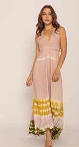 Nuevo Vestido de Novia Largo hasta el Suelo, Estilo Bohemio, con Tirantes Finos, Espalda Descubierta, Cuello en V, Estampado, 100% Algodón, Corte en A, para Playa o Boda - Product Image 6