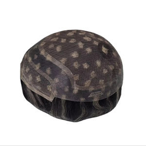 Hair <b>Toupee</b> & Wig 100% Human Hair Chinese Remy Virgin Prothesis Taz Hair BD Lace Front Water Wave - Product Image 2