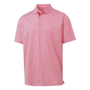 Athleisure Sports Shirt Sublimación Imprimir Rayas coloridas Golf Polos Camisas Casual unisex Traje Camiseta DE TRABAJO - Product Image 5