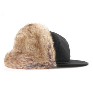 Hat Custom Logo Warm Winter Sport <b>Black</b> Straight Brim Baseball <b>Caps</b> Best Custom Design Wholesale Rate OEM Cheap Price 2025 - Product Image 5