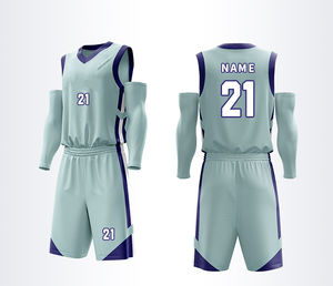 Ropa de Entrenamiento de Baloncesto, Jersey de Secado Rápido, Pantalones Cortos Transpirables, Venta al por Mayor - Product Image 1