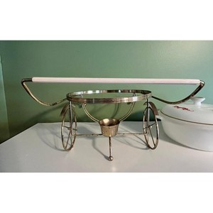 Prix personnalisé Vintage Dragon Casserole Plat Avec Métal Rikshaw Berceau Support En Métal Cadeau Pour La Mère - Product Image 5