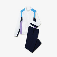 Conjunto Deportivo para Hombre, 100% Algodón/Poliéster, Ligero, de Felpa, Transpirable, Cortavientos, de Alta Calidad, Color Sólido, para Primavera