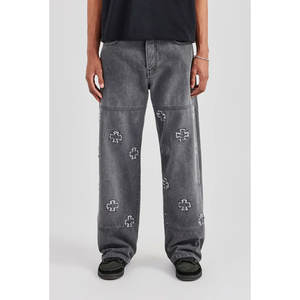 Pantalon en jean pour homme de style vintage, de haute qualité, confortable, durable, décontracté, mode extérieure, pantalon en jean - Product Image 3