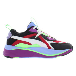 Zapatos Puma Rs-Curve Berry Glitz para Mujer, Color: Morado/Volt/Multicolor, 100% Auténticos - Product Image 3