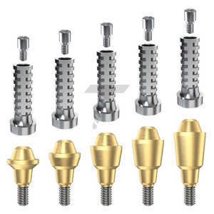 Juego de titanio multiunidad recta Plataforma regular (RP), conexión cónica Hex 2,65mm - Product Image 1